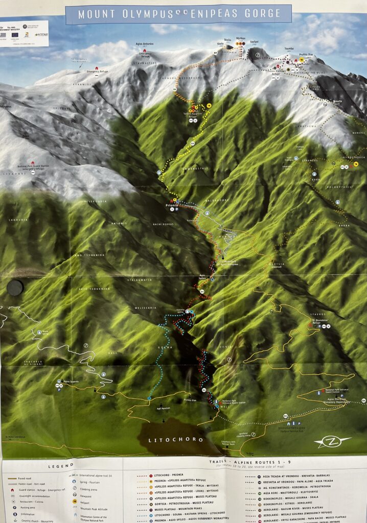 10 best things to do near Prado Apartments include hiking Mount Olympus and the Enipeas Gorge route from Litochoro to Prionia